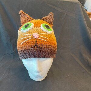 NWT Hand-Crocheted Cat Hat